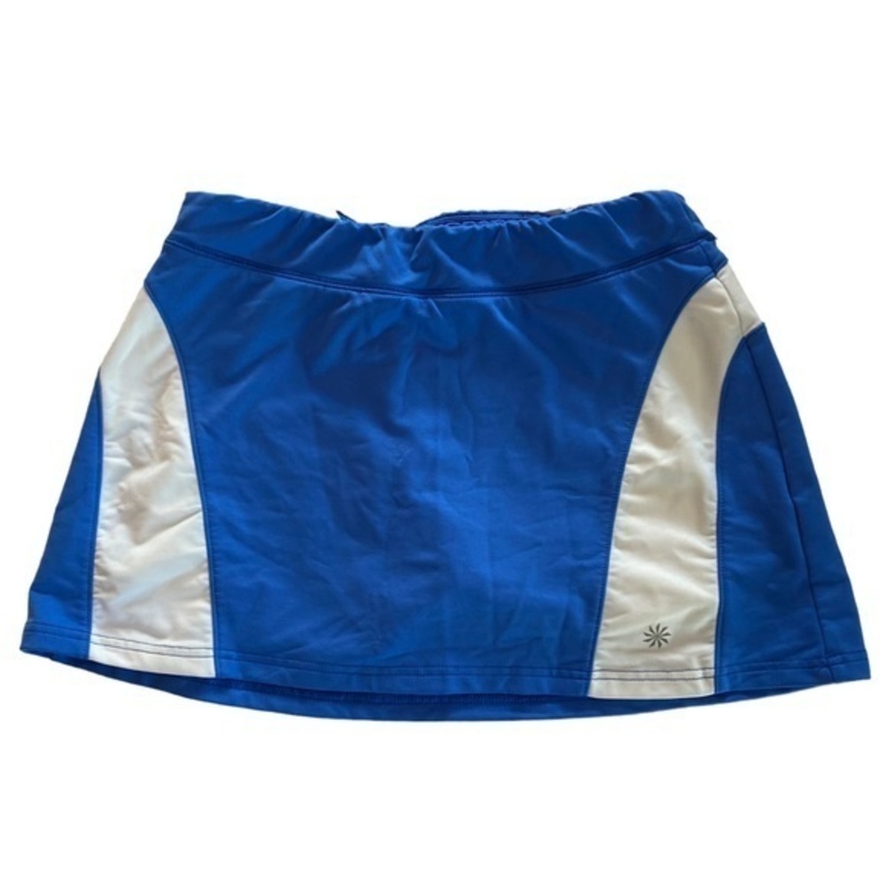 Athleta Women’s Blue and White Athletic Skirt Skort Sz S